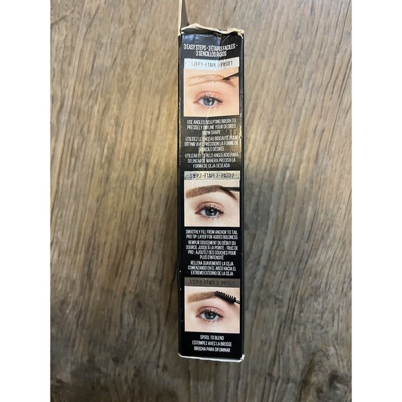 NWT Maybelline TattooStudio Brow Pomade Deep Brown #380 Long Lasting 24H Eyebrow - Picture 5 of 9